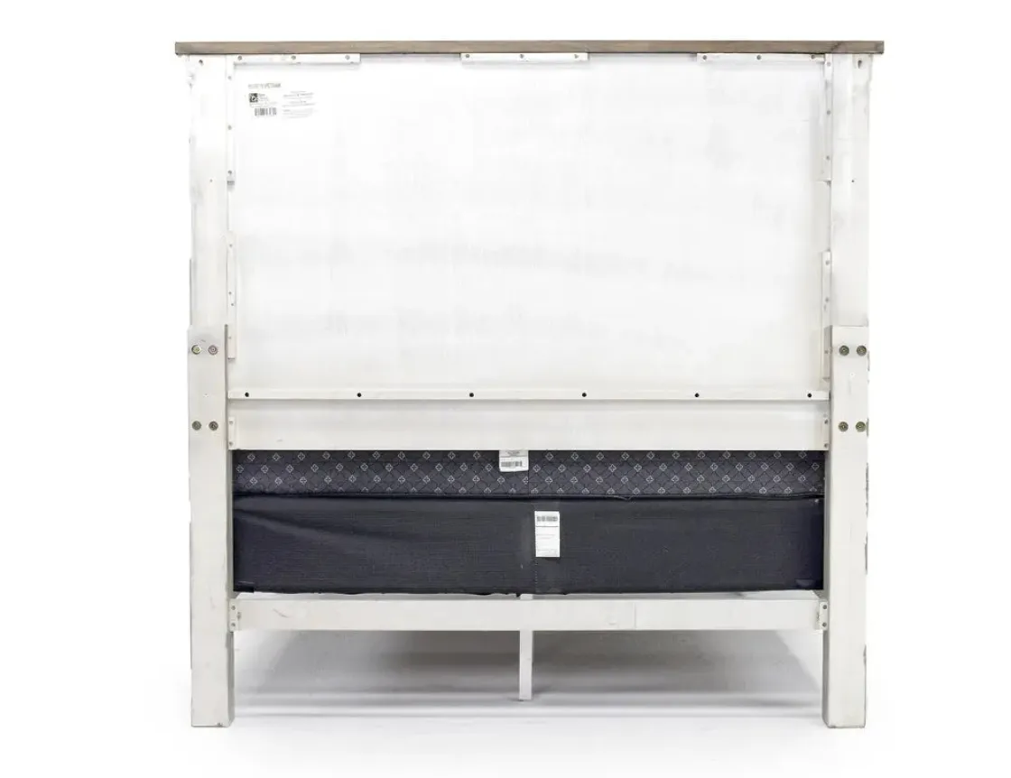 Mor Furniture Mariana Panel Bed In Vintage Creme, Queen