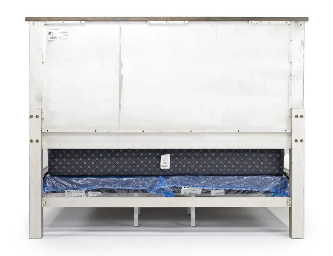 Mor Furniture Mariana Panel Bed In Vintage Creme, Queen