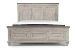Mor Furniture Mariana Panel Bed In Vintage Creme, Queen