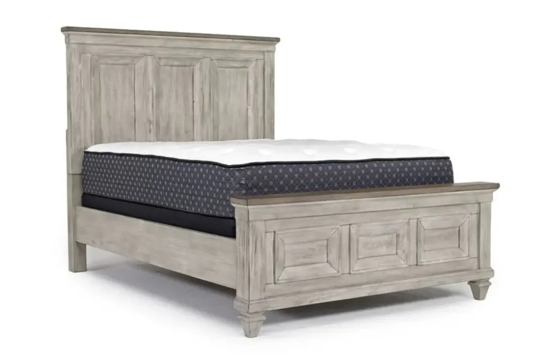 Mor Furniture Mariana Panel Bed In Vintage Creme, Queen
