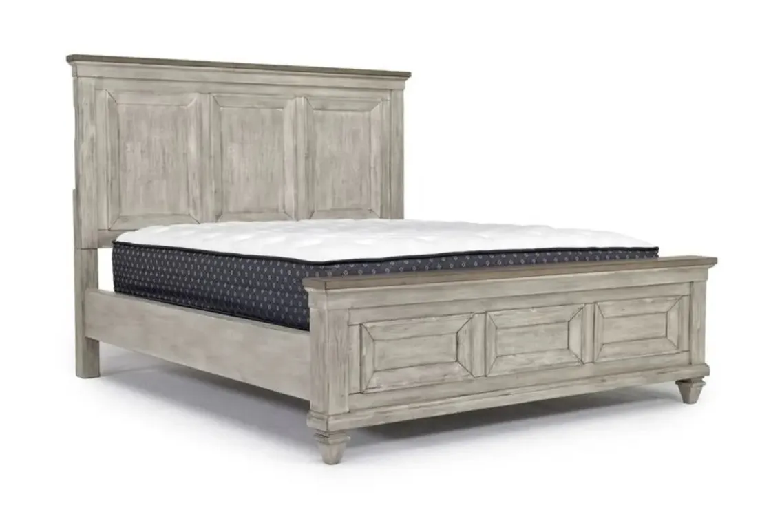 Mor Furniture Mariana Panel Bed In Vintage Creme, Queen