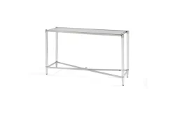 Mor Furniture Marilyn Sofa Table In Glass/Acrylic/Polished Stainless Steel