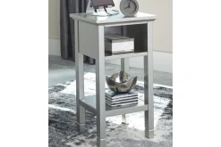 Mor Furniture Marnville Accent Table W/ Usb Charger In Espresso