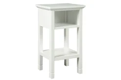 Mor Furniture Marnville Accent Table W/ Usb Charger In Espresso