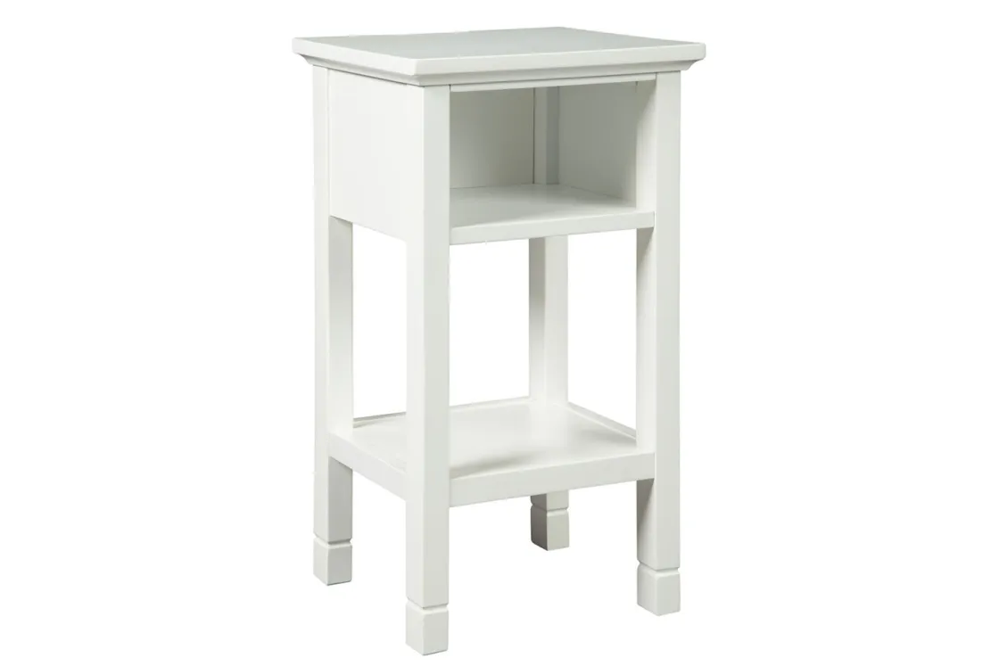 Mor Furniture Marnville Accent Table W/ Usb Charger In Espresso