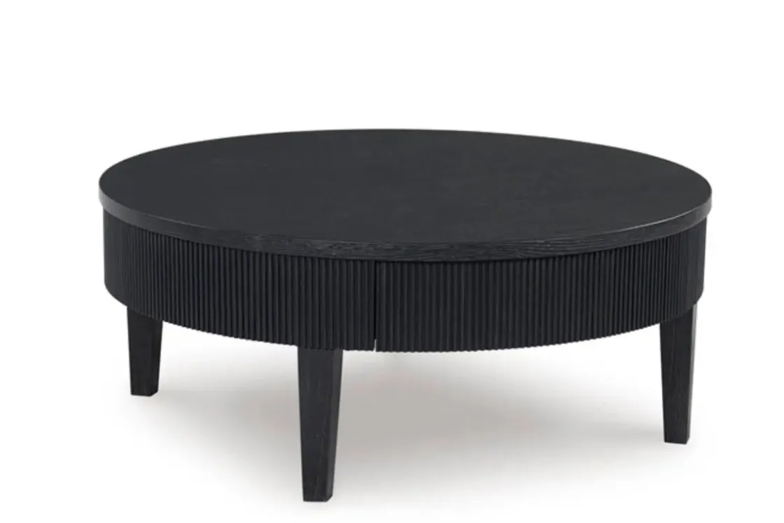 Mor Furniture Marstream Coffee Table In Charcoal Black