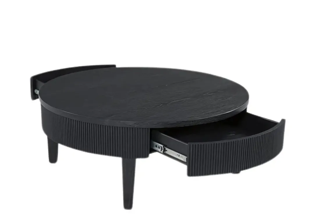 Mor Furniture Marstream Coffee Table In Charcoal Black