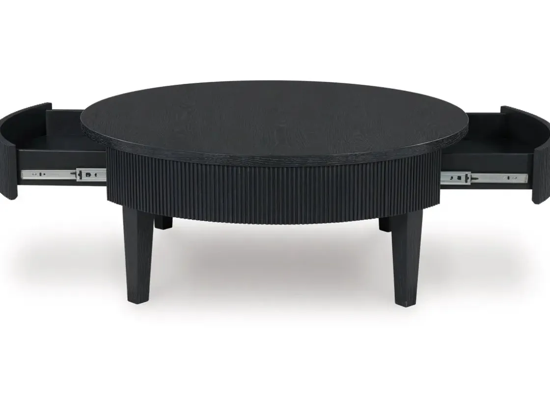 Mor Furniture Marstream Coffee Table In Charcoal Black