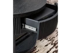Mor Furniture Marstream End Table In Charcoal Black