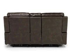 Mor Furniture Martina 2 Power Loveseat In Dark Brown