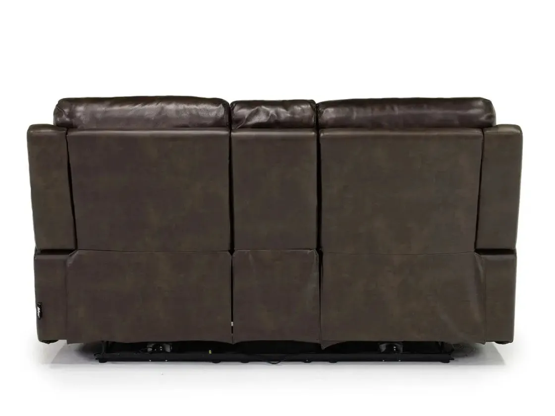 Mor Furniture Martina 2 Power Sofa & Loveseat In Dark Brown