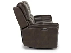 Mor Furniture Martina 2 Power Sofa In Dark Brown