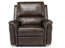 Mor Furniture Martina Recliner In Dark Brown