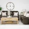 Mor Furniture Martina Reclining Sofa & Loveseat In Dark Brown