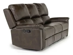 Mor Furniture Martina Reclining Sofa & Loveseat In Dark Brown