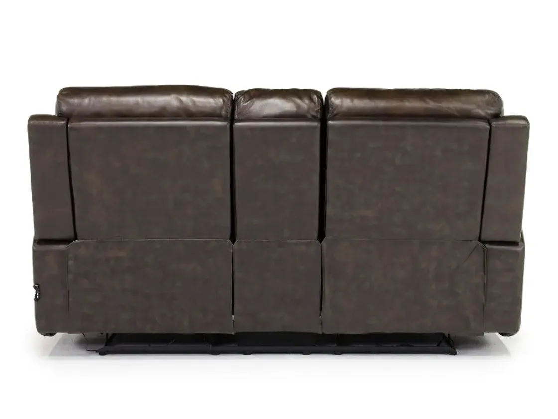 Mor Furniture Martina Reclining Sofa & Loveseat In Dark Brown