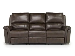 Mor Furniture Martina Reclining Sofa & Loveseat In Dark Brown