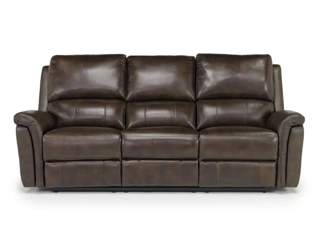 Mor Furniture Martina Reclining Sofa & Loveseat In Dark Brown