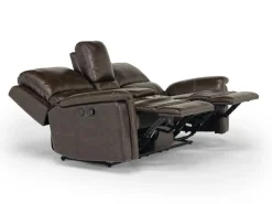 Mor Furniture Martina Reclining Sofa & Loveseat In Dark Brown