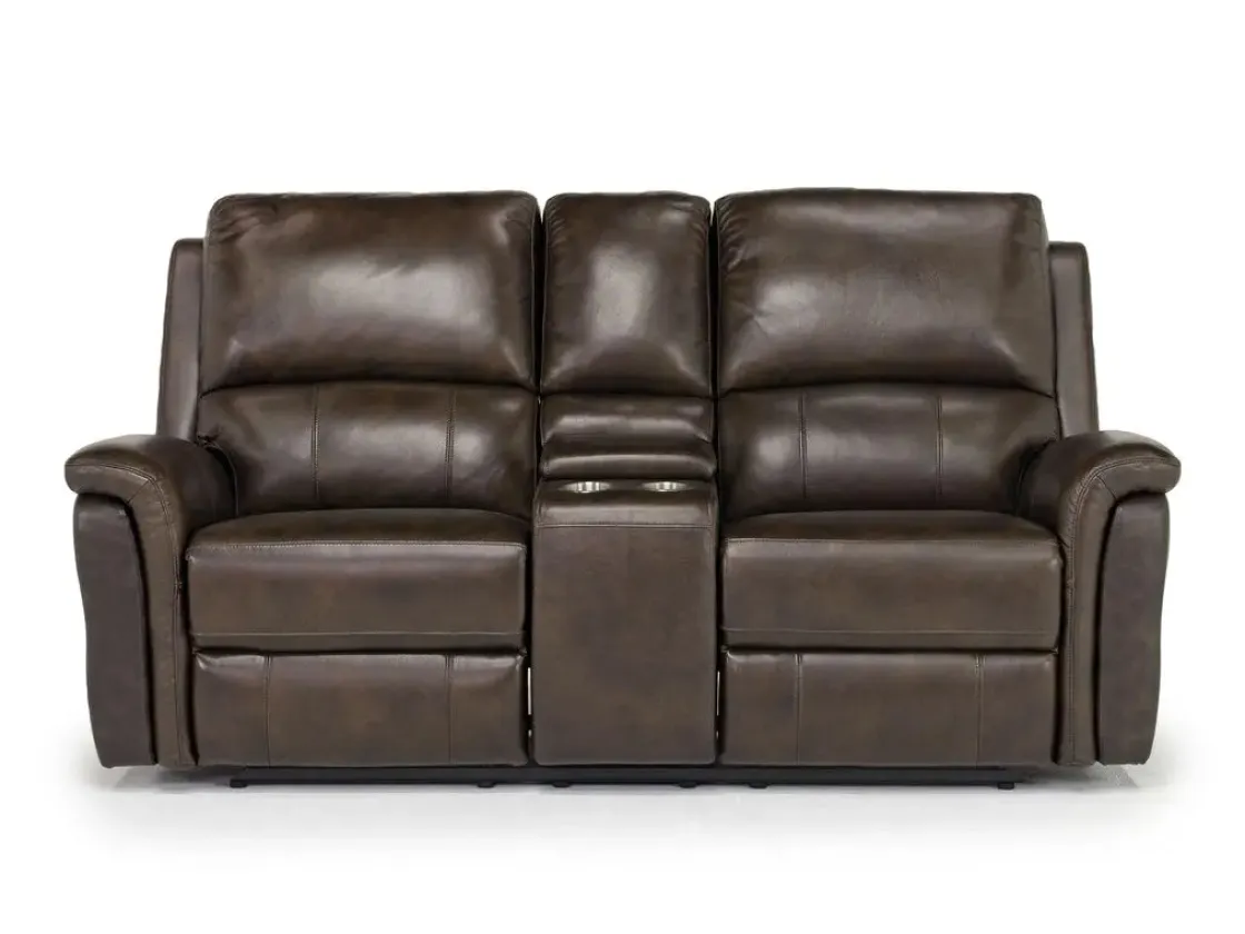 Mor Furniture Martina Reclining Sofa & Loveseat In Dark Brown