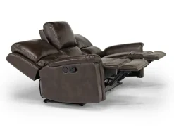 Mor Furniture Martina Reclining Sofa In Dark Brown