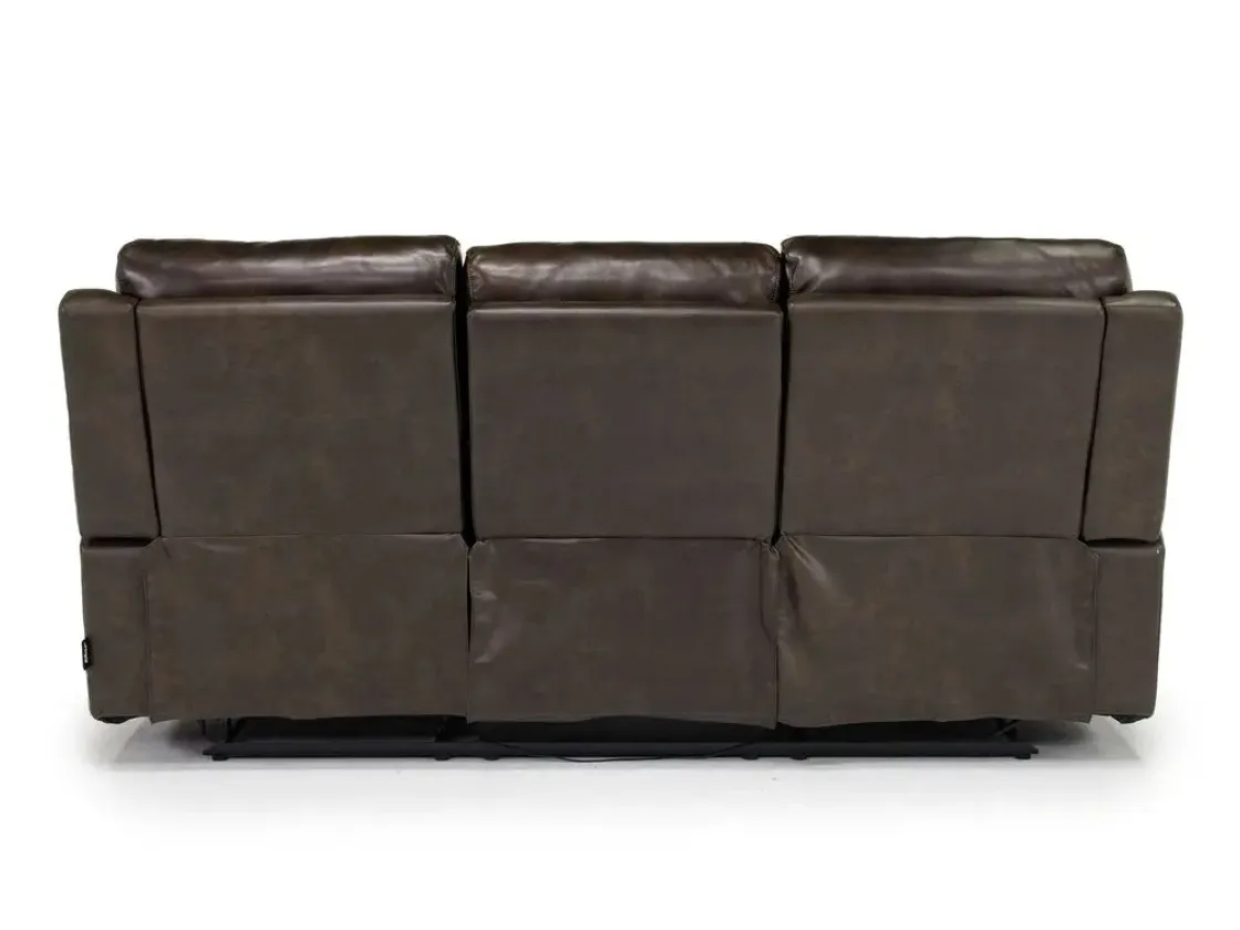 Mor Furniture Martina Reclining Sofa In Dark Brown