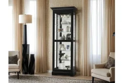 Mor Furniture Martindale Curio Cabinet In Gray