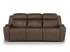 Mor Furniture Max 2 Power Sofa In Aline Butternut Leather
