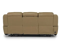 Mor Furniture Max 2 Power Sofa In Aline Butternut Leather