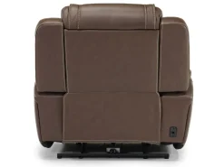 Mor Furniture Max Power Recliner In Aline Butternut Leather
