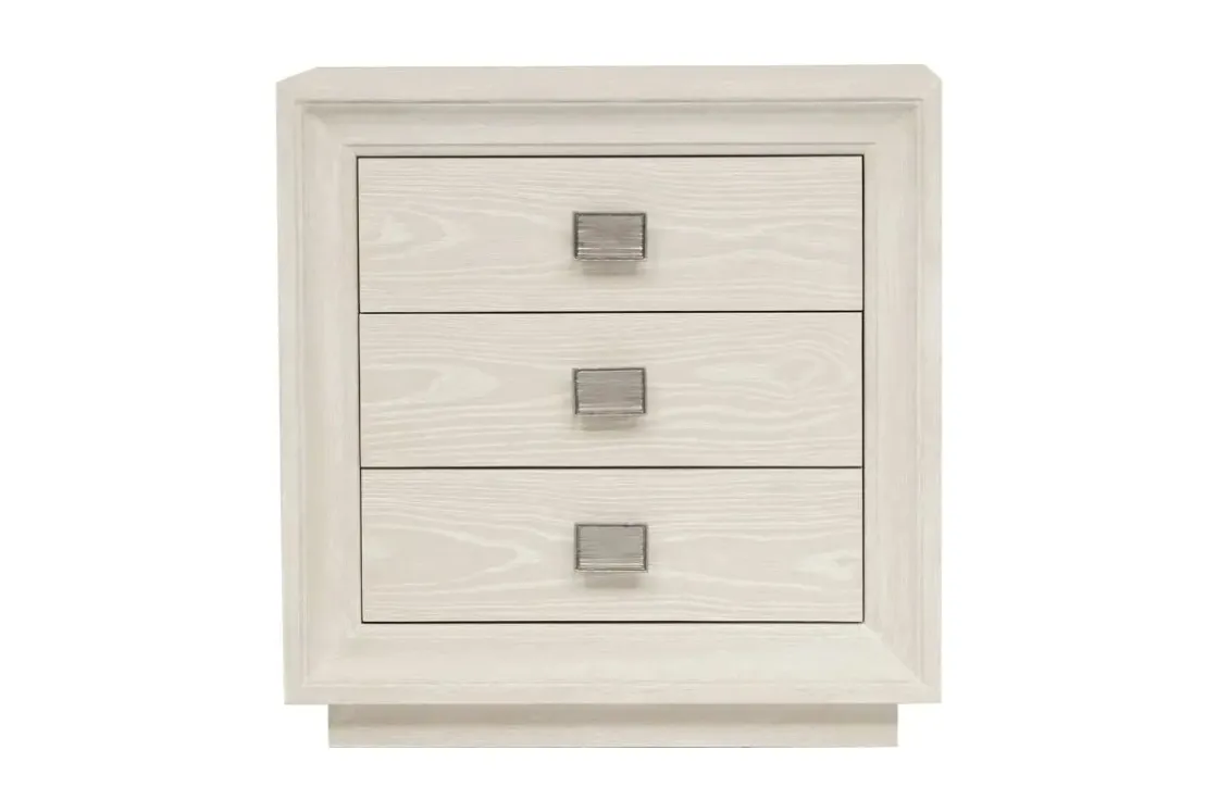 Mor Furniture Maxime 2 Drawer Nightstand W/ Usb In Sugar
