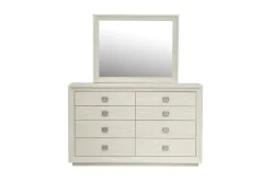 Mor Furniture Maxime Storage Bed, Dresser, Mirror & Nightstand In Sugar, Full