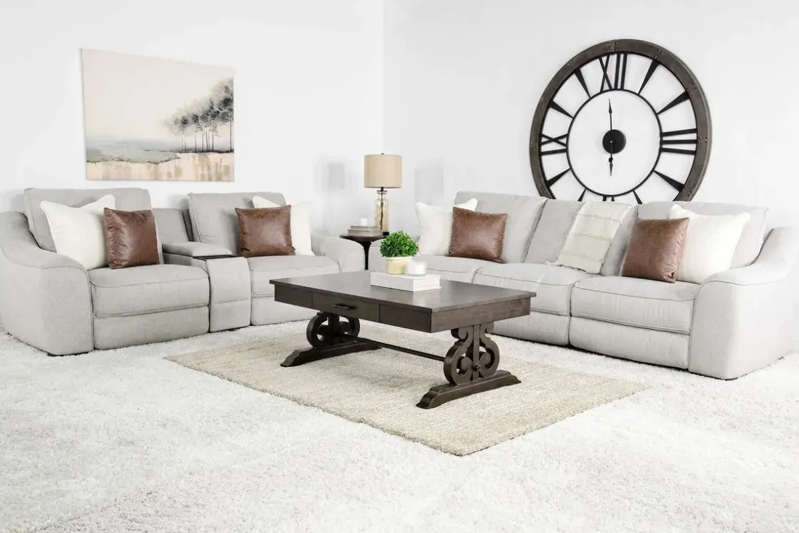 Mor Furniture Mayflower 2 Power Audio Console Loveseat In