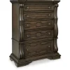 Mor Furniture Maylee Chest In Dark Brown