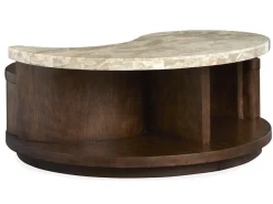 Mor Furniture Mcpherson Round Coffee Table In Burnt Umber