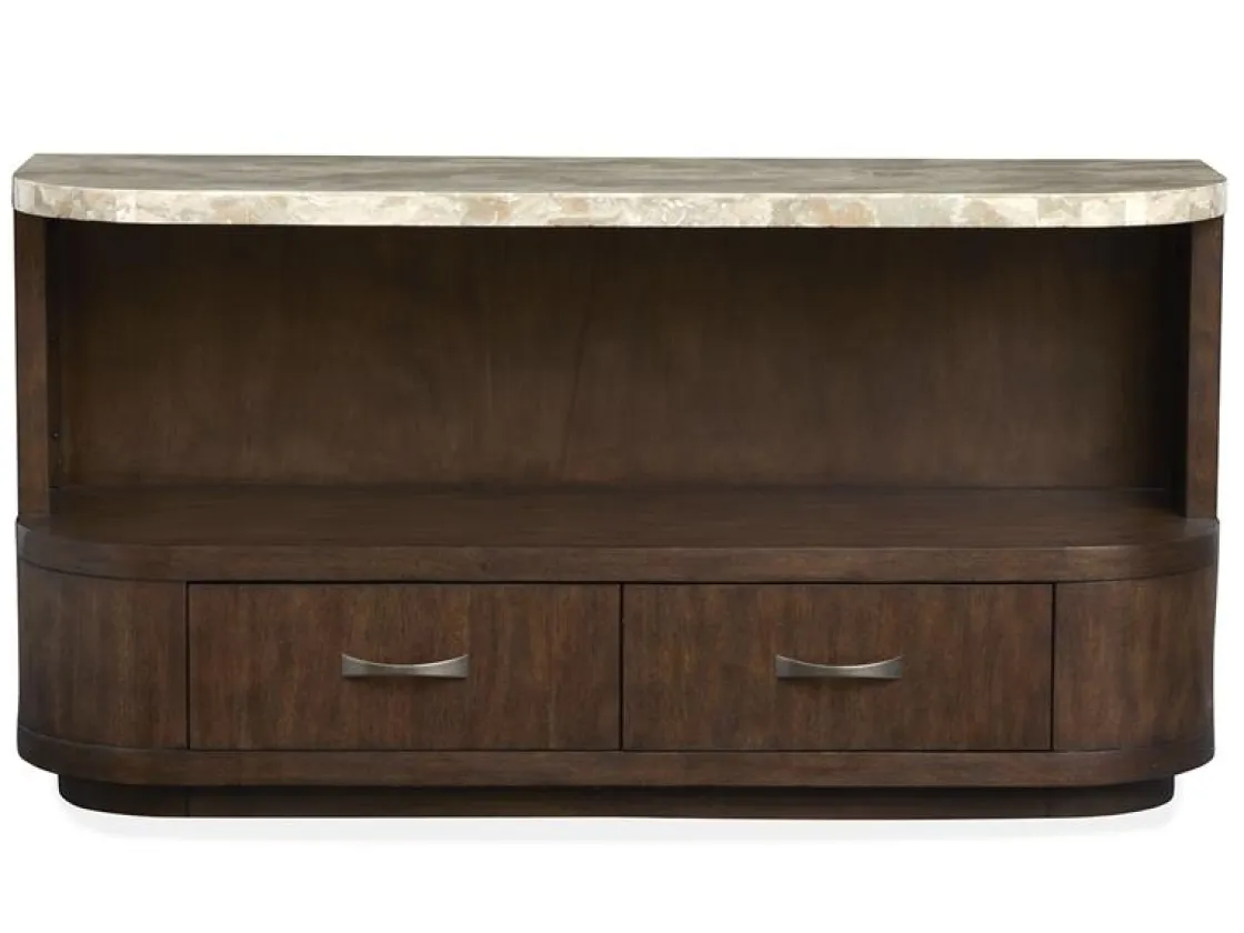 Mor Furniture Mcpherson Sofa Table In Burnt Umber