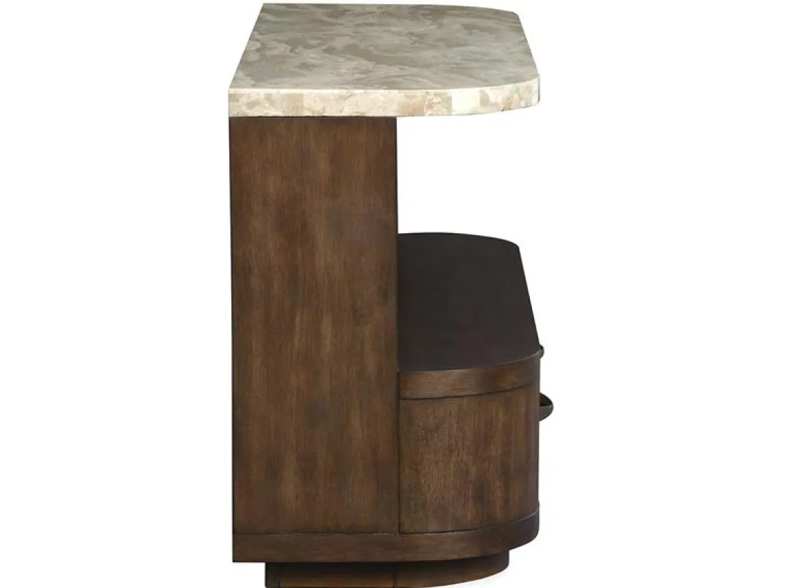 Mor Furniture Mcpherson Sofa Table In Burnt Umber