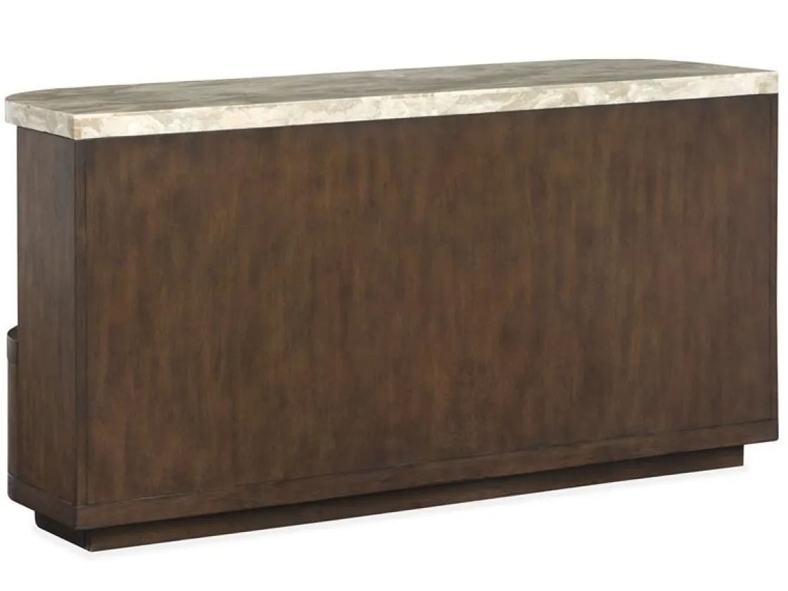 Mor Furniture Mcpherson Sofa Table In Burnt Umber