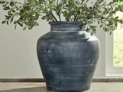 Mor Furniture Meadie Tall Vase In Distressed White