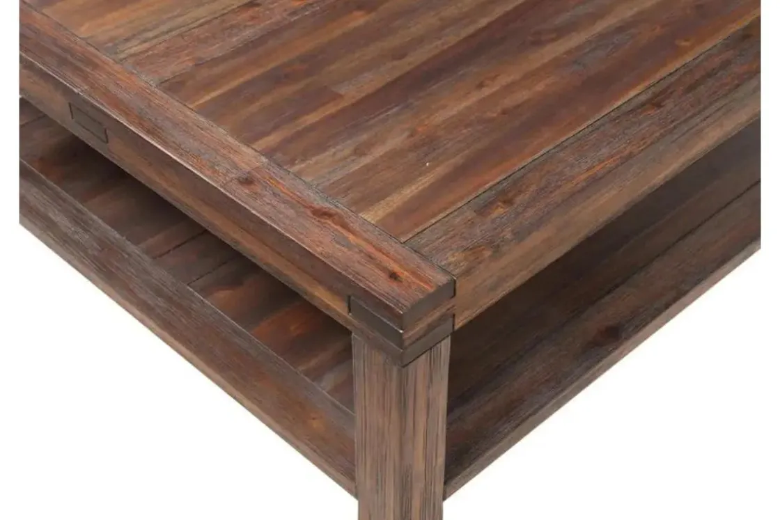Mor Furniture Meadow Coffee Table In Brick Brown