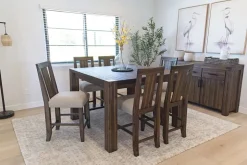 Mor Furniture Meadow Counter Height Dining Table In Brown