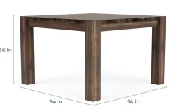Mor Furniture Meadow Counter Height Dining Table In Brown