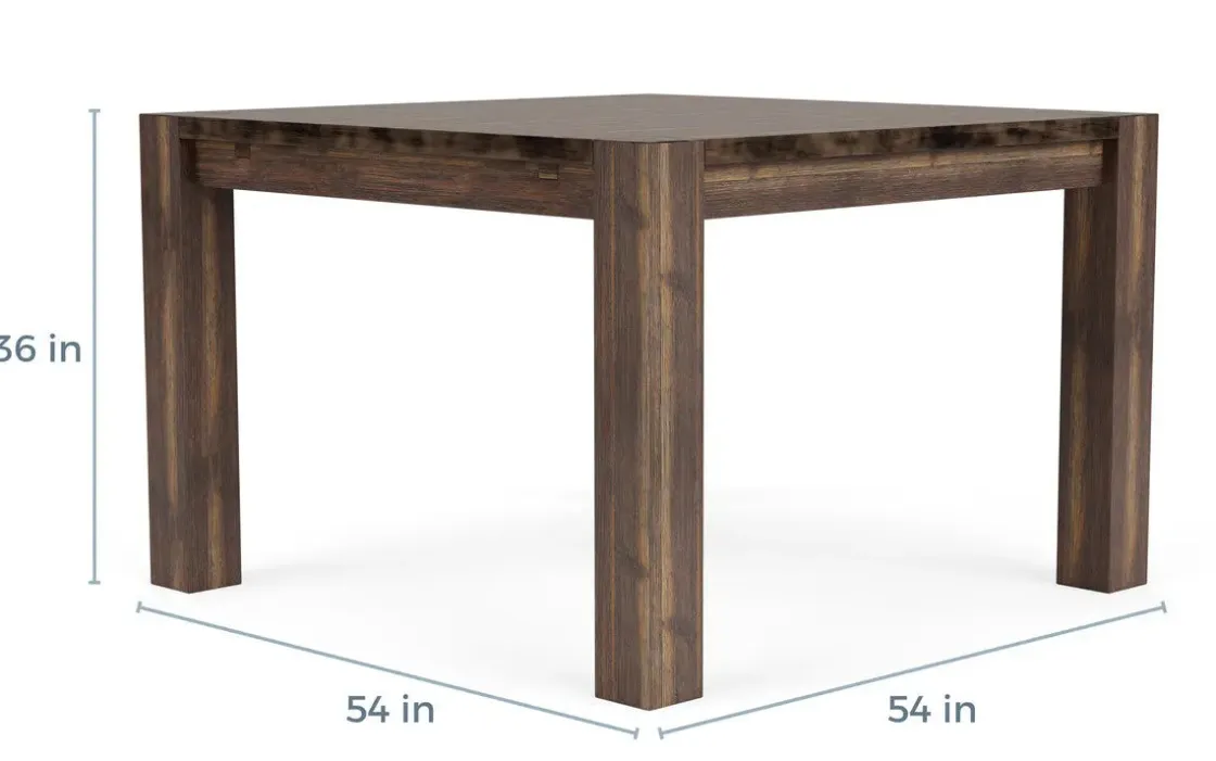 Mor Furniture Meadow Counter Height Dining Table In Brown