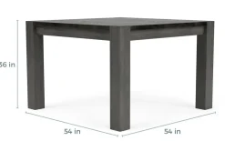 Mor Furniture Meadow Counter Height Dining Table In Brown