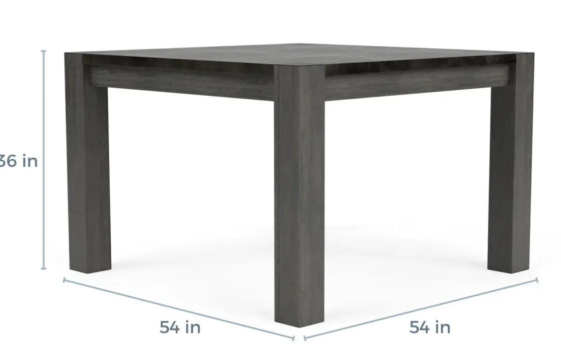 Mor Furniture Meadow Counter Height Dining Table In Brown