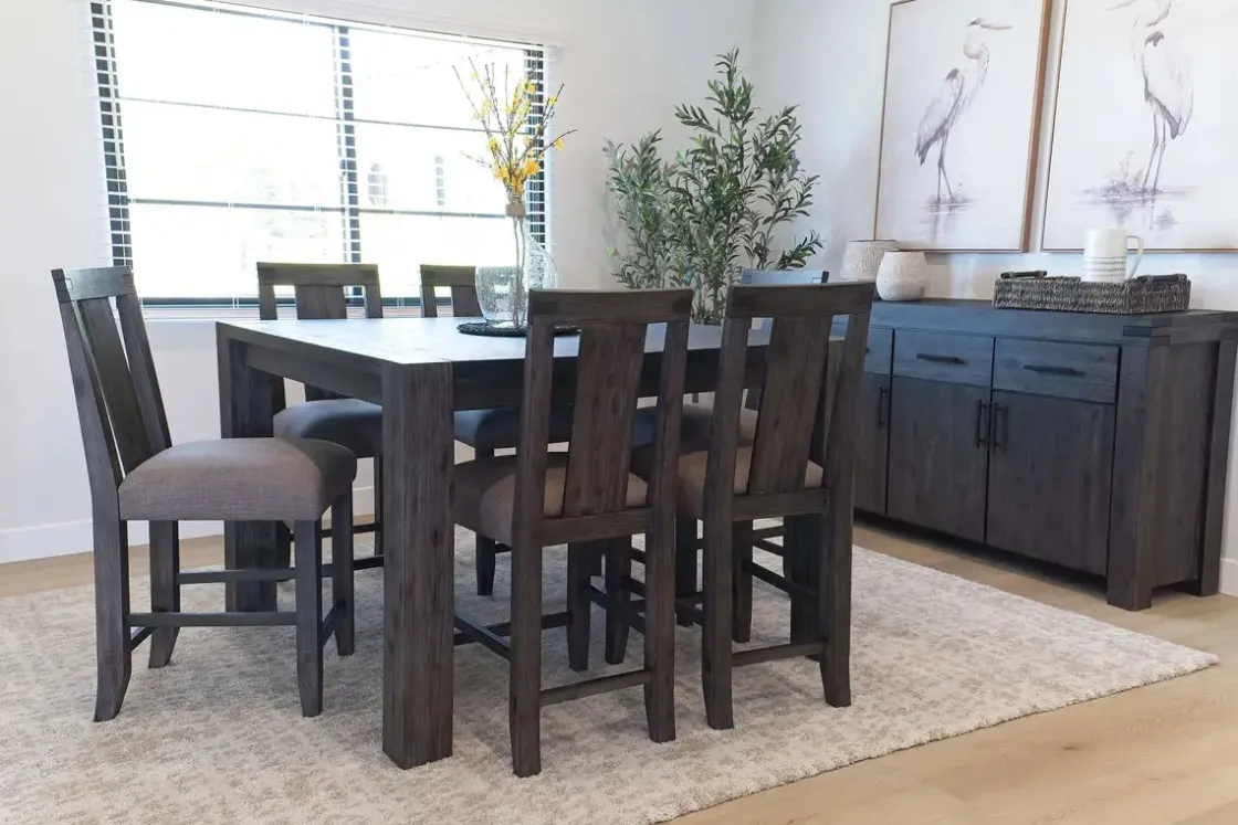 Mor Furniture Meadow Counter Height Stool In Gray