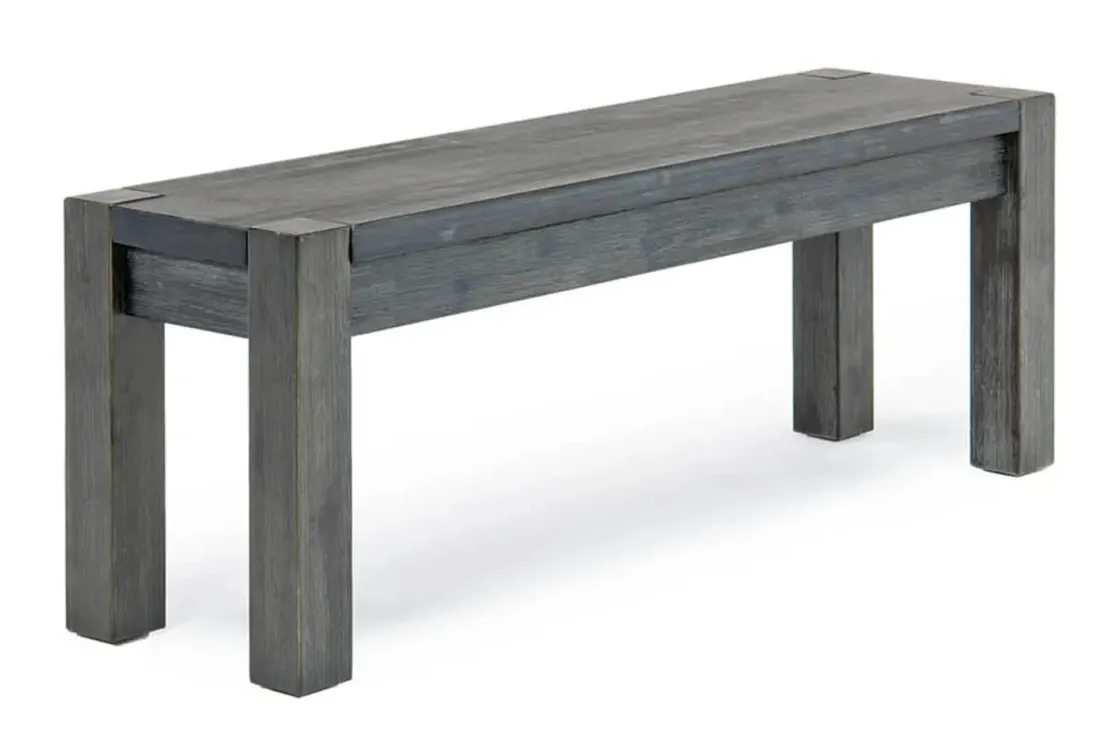 Mor Furniture Meadow Dining Bench In Gray