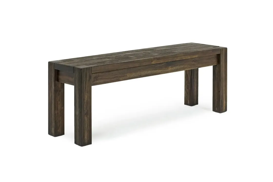 Mor Furniture Meadow Dining Bench In Gray