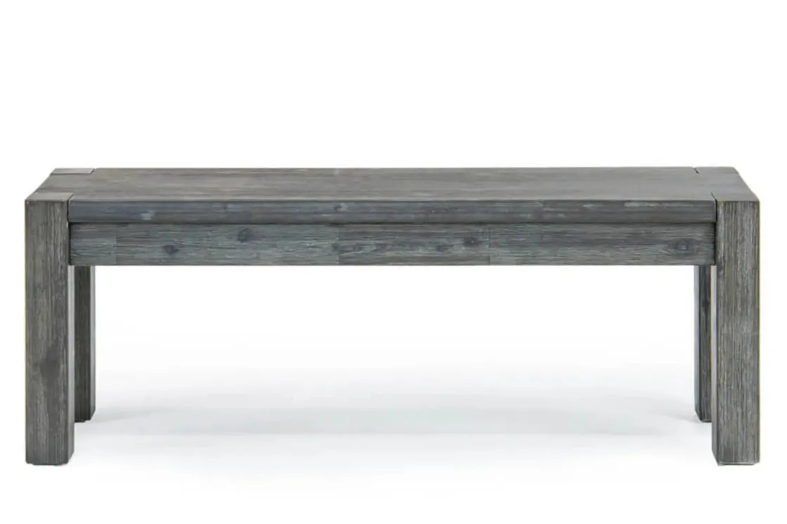 Mor Furniture Meadow Dining Bench In Gray