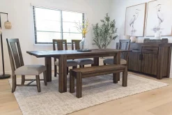 Mor Furniture Meadow Dining Bench In Gray